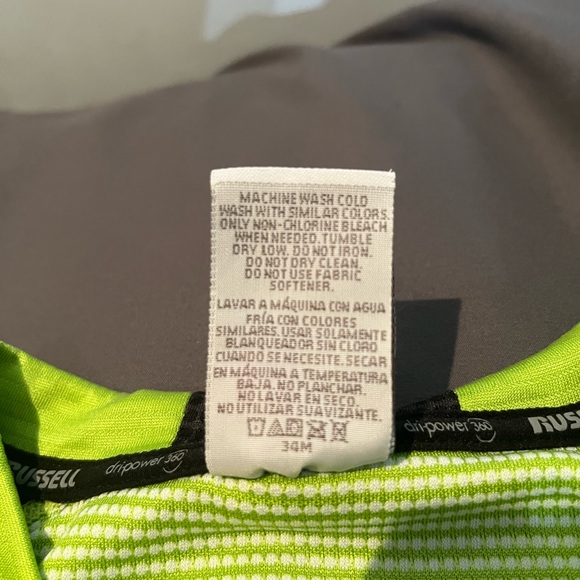 Russell Athletic Men's Performance T-Shirt Kid's XL (14-16) (Men's S) Lime Green - Picture 5 of 8
